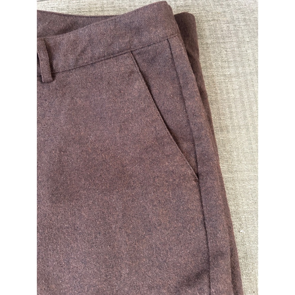L.L.Bean Women's Cotton Blend Brown Trousers Regular Fit Size 20 Autumn - Picture 5 of 5